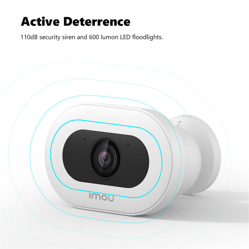 IMOU Knight 8MP/4K Outdoor Smart Wi-Fi Camera with 600 Lumens Floodlight & Siren