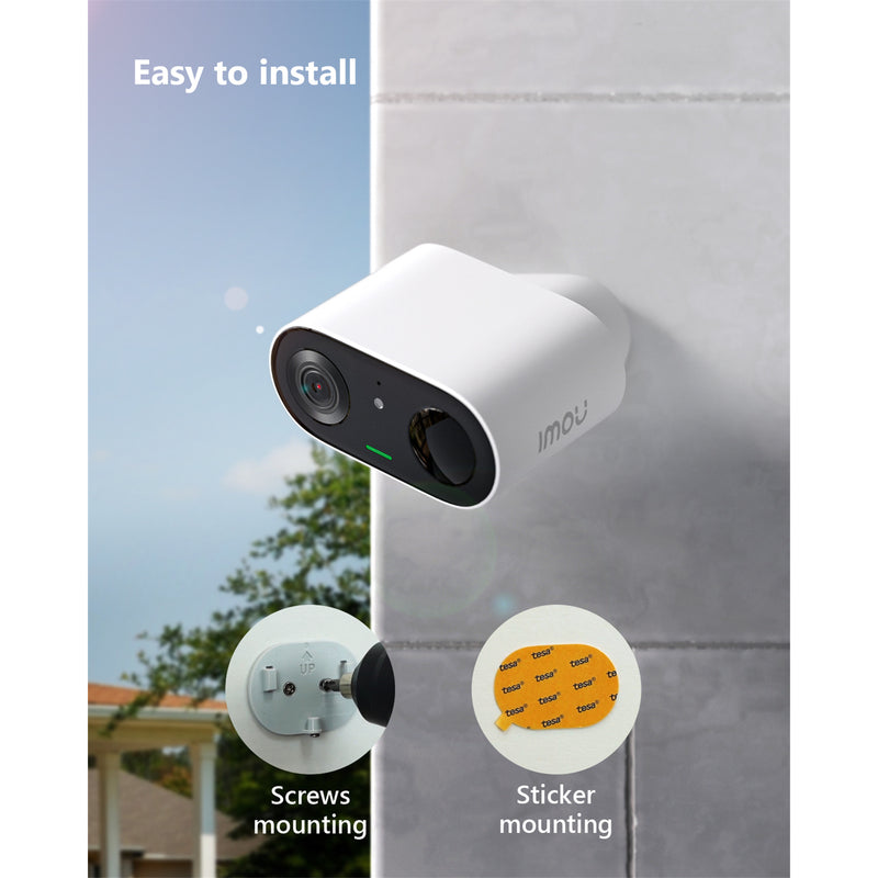 IMOU Cell Go 3MP/2K Outdoor Smart Wire-Free Camera, Built-in 4GB eMMC Storage