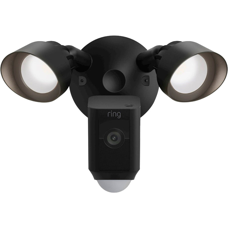 RING Floodlight Camera Wired Plus - Black