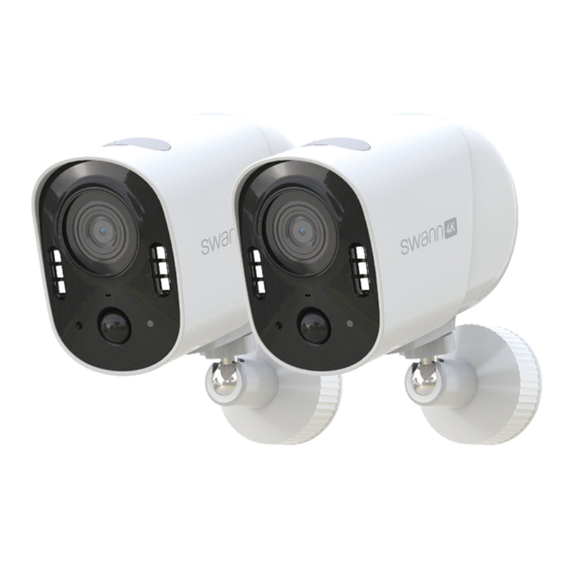 Swann Xtreem4K 8MP/4K Wire-Free Security Camera with 32G Storage - 2 Pack (SWIFI-4KXTRMPK2-GL)