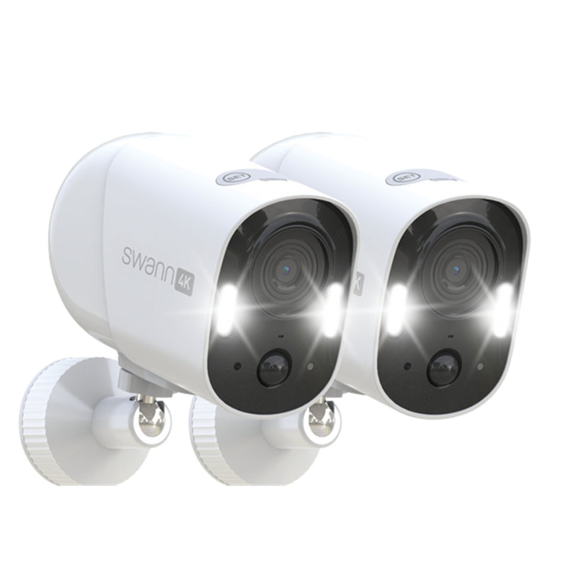 Swann Xtreem4K 8MP/4K Wire-Free Security Camera with 32G Storage - 2 Pack (SWIFI-4KXTRMPK2-GL)