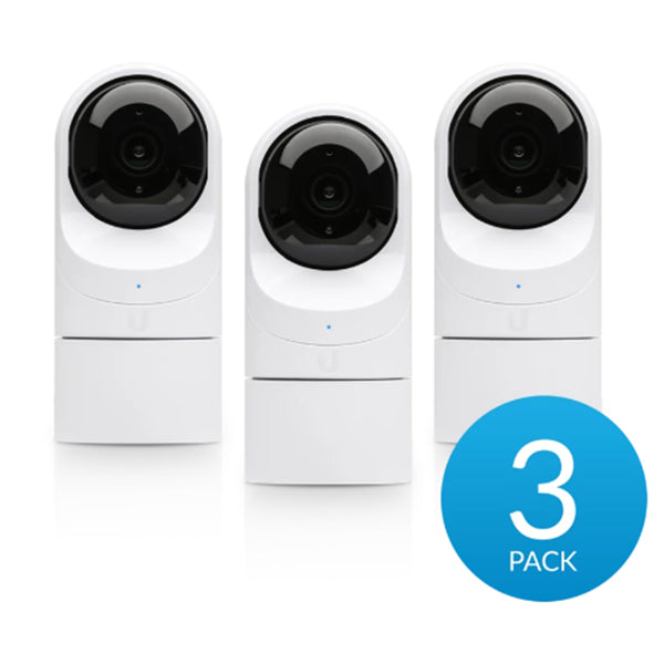 Ubiquiti UniFi Protect UVC-G3-FLEX-3 PoE IP Camera - 3 Pack