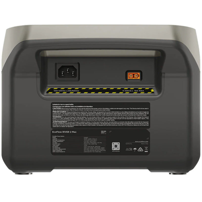 ECOFLOW RIVER 2 MAX Portable Power Station - 512Wh LiFePO4 Battery (5 Years Warranty)