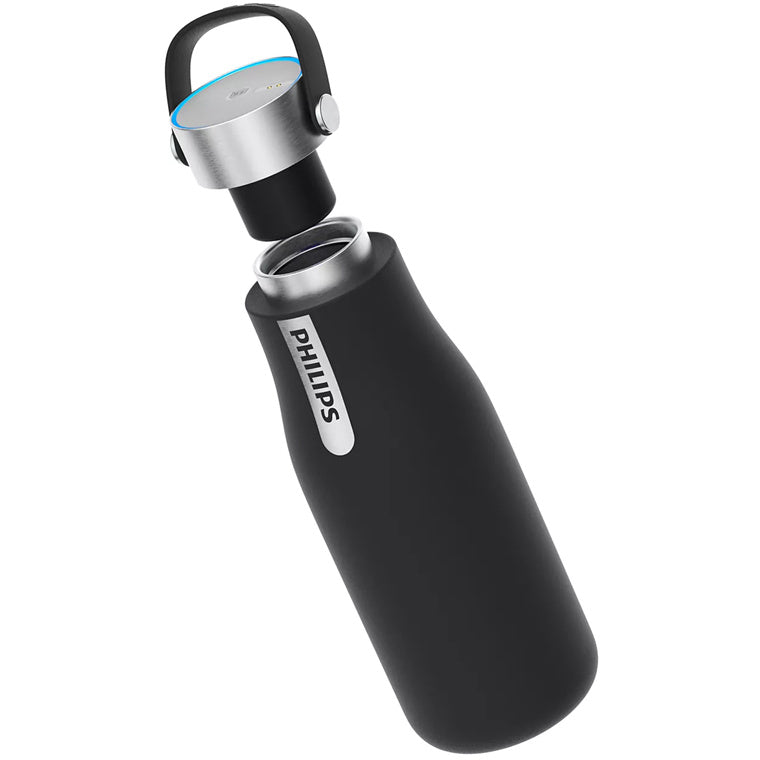 Philips AWP2788BK GO ZERO SMART UV HYDRATION BOTTLE 590ML BLACK