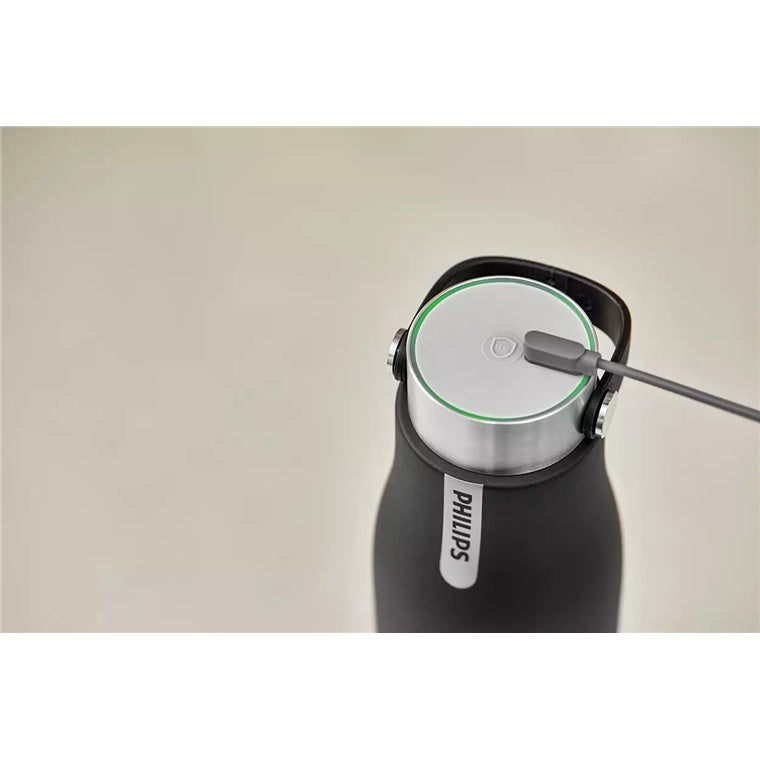 Philips AWP2788BK GO ZERO SMART UV HYDRATION BOTTLE 590ML BLACK