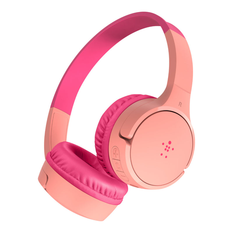 Belkin SoundForm Mini Wireless Headphones for Kids - Pink