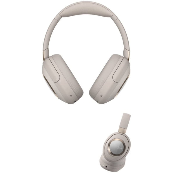 CLEER Alpha Over-Ear Wireless Noise Cancelling Headphones - Stone