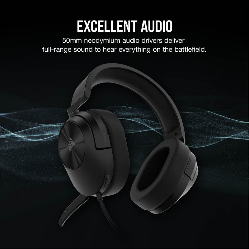 Corsair HS55 Gaming Headset - Carbon