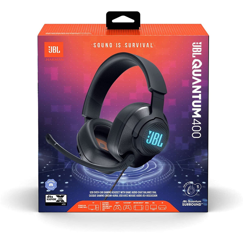 JBL QUANTUM 400 USB Gaming Headset