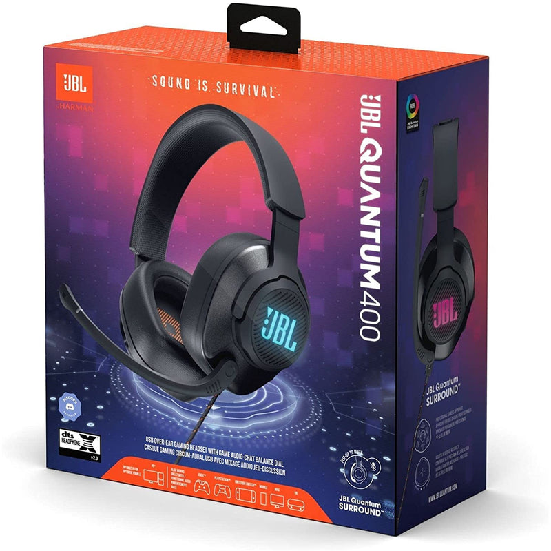 JBL QUANTUM 400 USB Gaming Headset