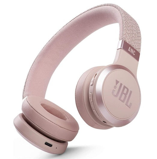 JBL Live 460NC Wireless Noise Cancelling Headphones - Rose Gold