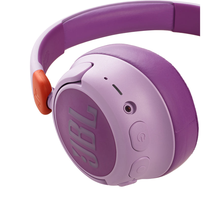 JBL JR 460NC Wireless Noise Cancelling Headphones for Kids - Pink