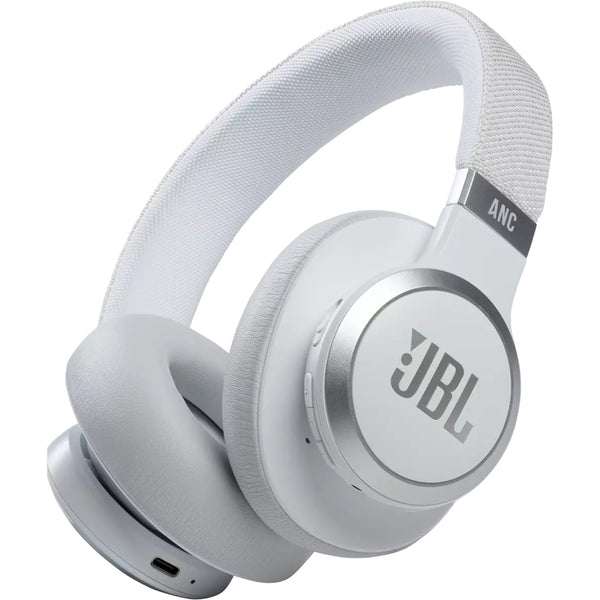 JBL Live 660NC Wireless Over-Ear Noise Cancelling Headphones - White