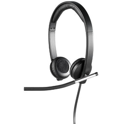 Logitech H650e USB Wired On-Ear Active Noise Cancelling Headset - UC Certified