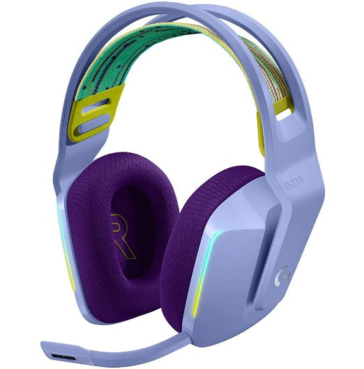 Logitech LIGHTSPEED G733 Wireless RGB Gaming Headset - Lilac