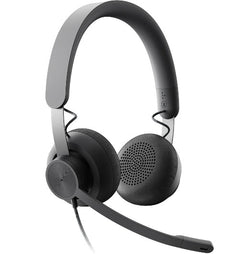 Logitech Zone USB-C/A Wired On-Ear Headset - UC Certified