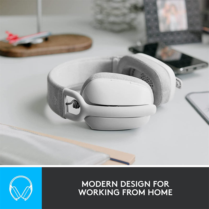 Logitech Zone Vibe 100 Headset - Off White