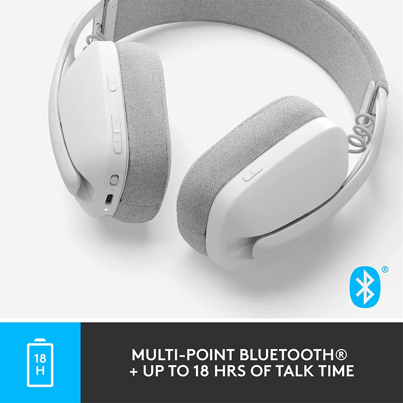 Logitech Zone Vibe 100 Headset - Off White