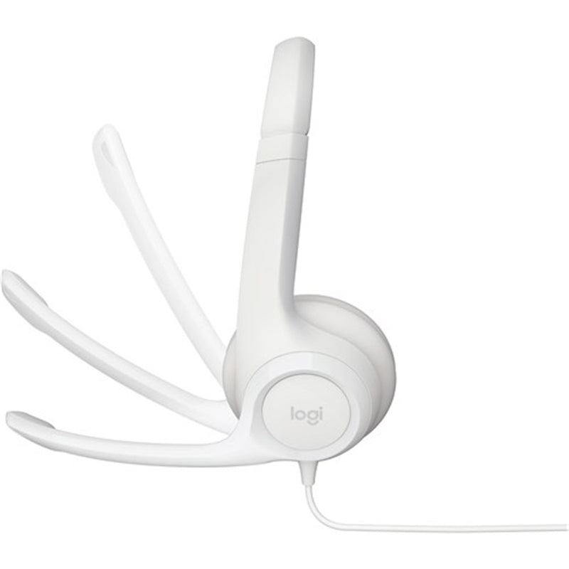 Logitech H390 USB Digital Headset - Off White