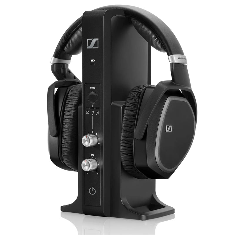 Sennheiser RS 195 Premium RF Wireless Over-Ear TV / Hi-Fi Headphones - Black