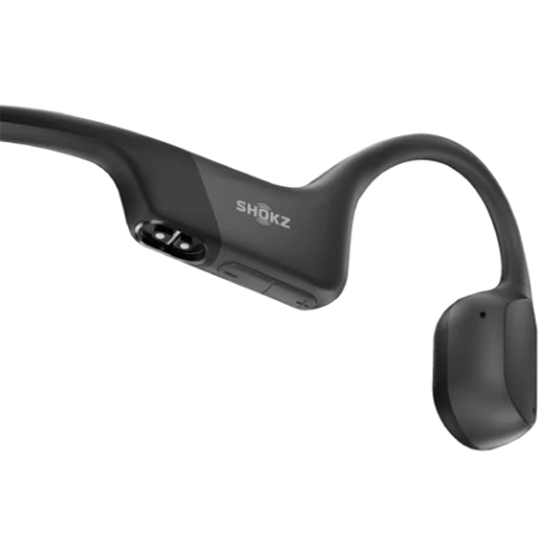 Shokz OpenRun Wireless Open-Ear Bone Conduction Endurance Headphones - Black