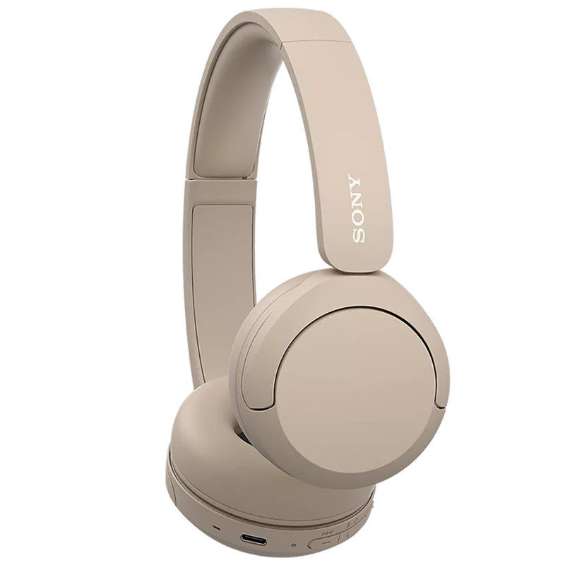 Sony WH-CH520 Wireless On-Ear Headphones - Beige