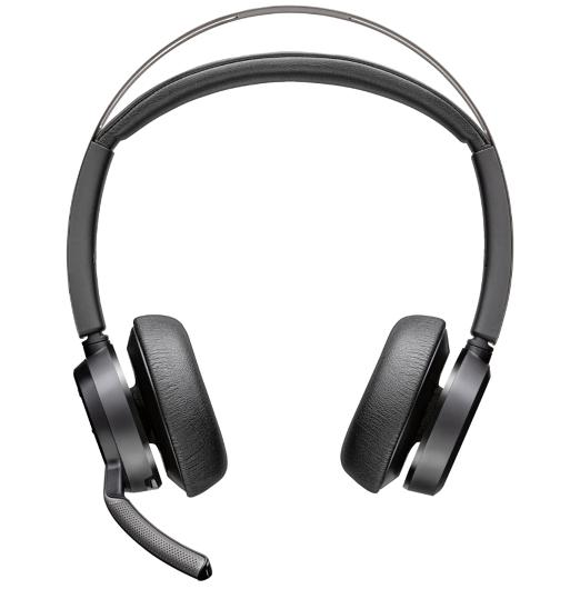 HP Poly Voyager Focus 2 Bluetooth On-Ear Active Noise Cancelling Headset - Teams Certified