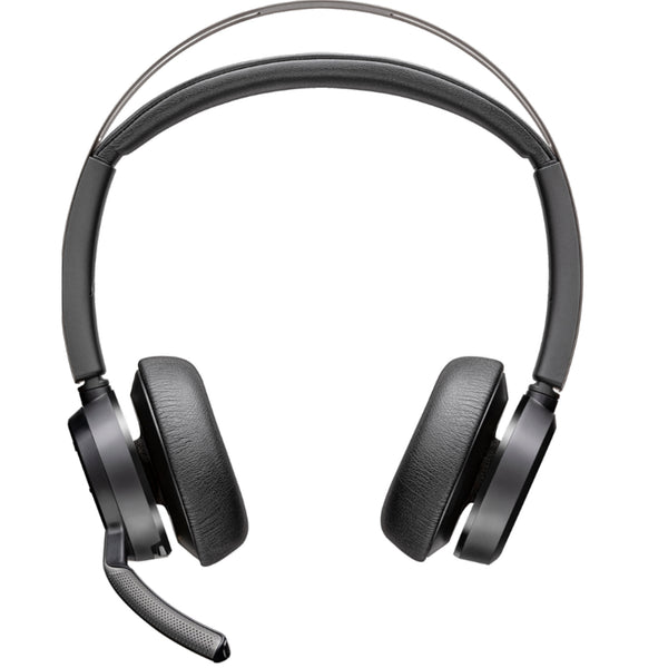 HP Poly Voyager Focus 2 Bluetooth On-Ear Active Noise Cancelling Headset - UC Certified