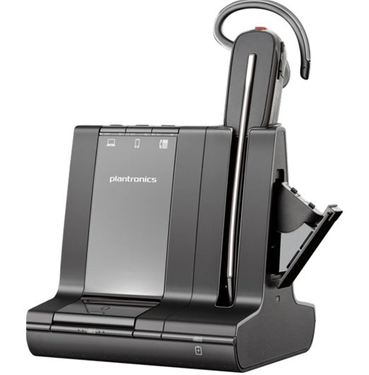 HP Poly Savi 8245 DECT Wireless On-Ear Active Noise Cancelling Headset with Stand - UC Certified