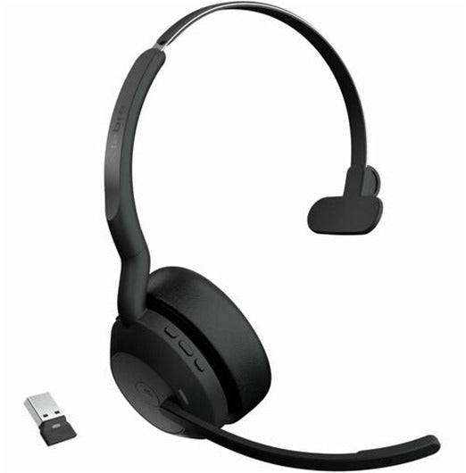 Jabra Evolve2 55 Bluetooth On-Ear Active Noise Cancelling Headset, Mono - Teams Certified