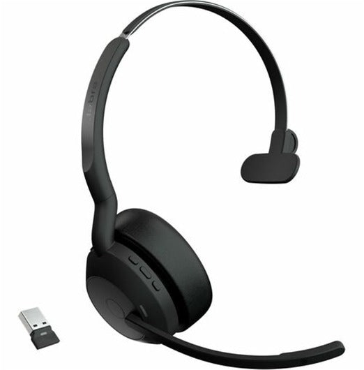 Jabra Evolve2 55 Bluetooth On-Ear Active Noise Cancelling Headset, Mono - UC Certified