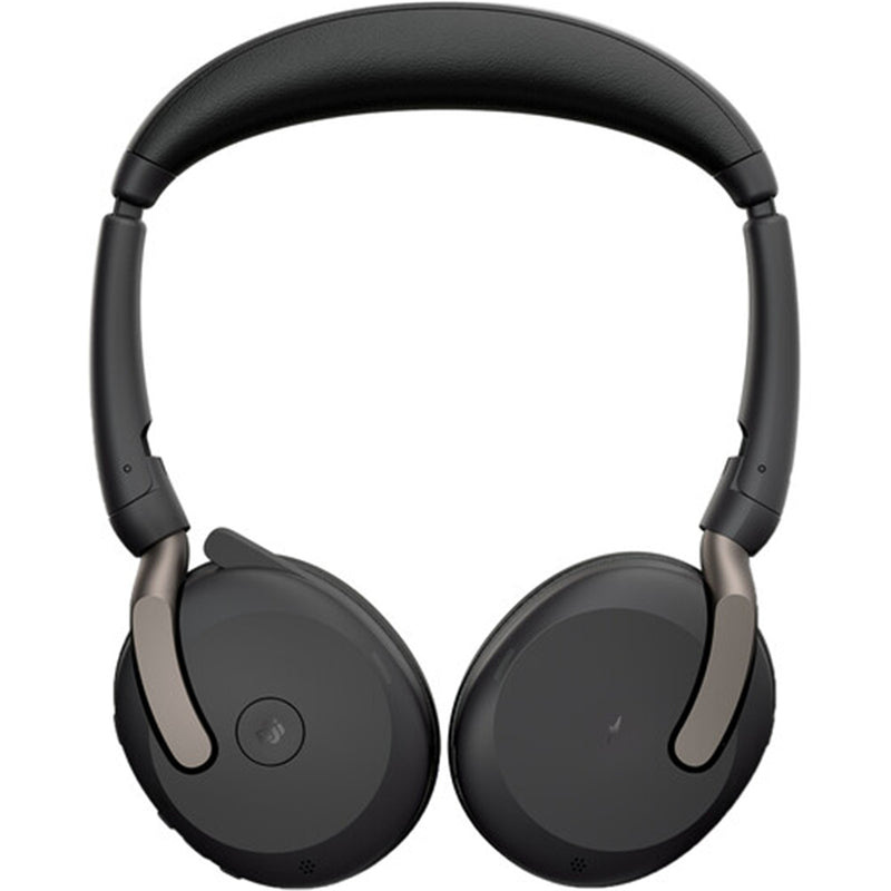 Jabra Evolve2 65 Flex Foldable Bluetooth On-Ear Active Noise Cancelling Headset - Teams Certified