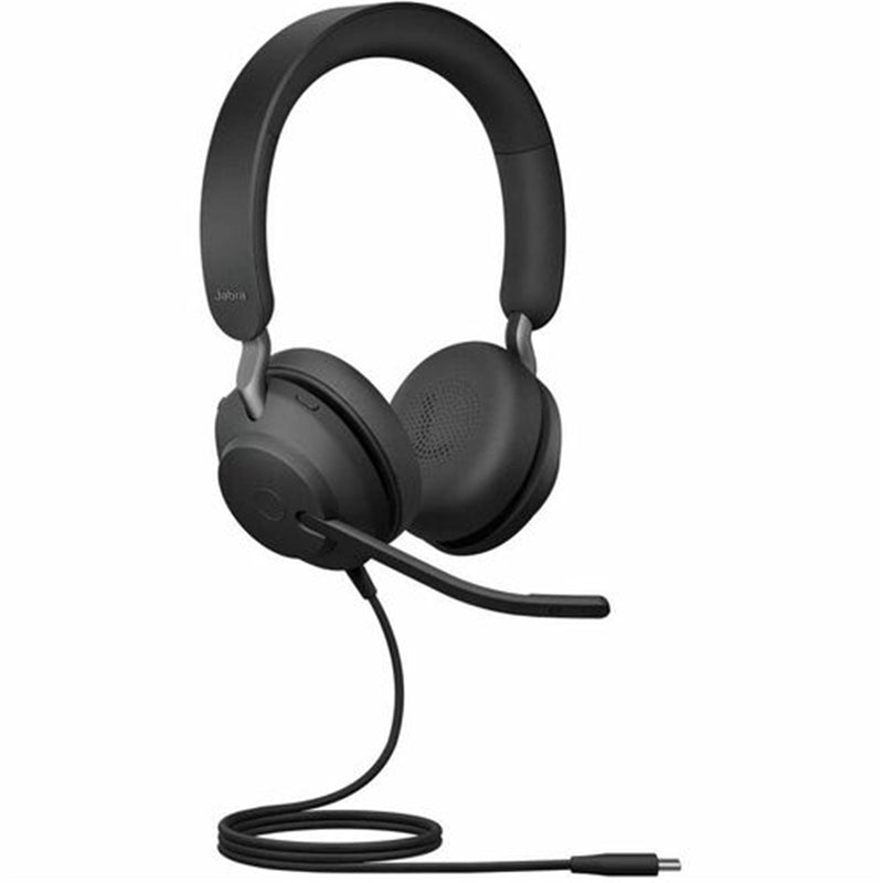 Jabra Evolve2 40 SE USB-C Wired On-Ear Headset - UC Certified