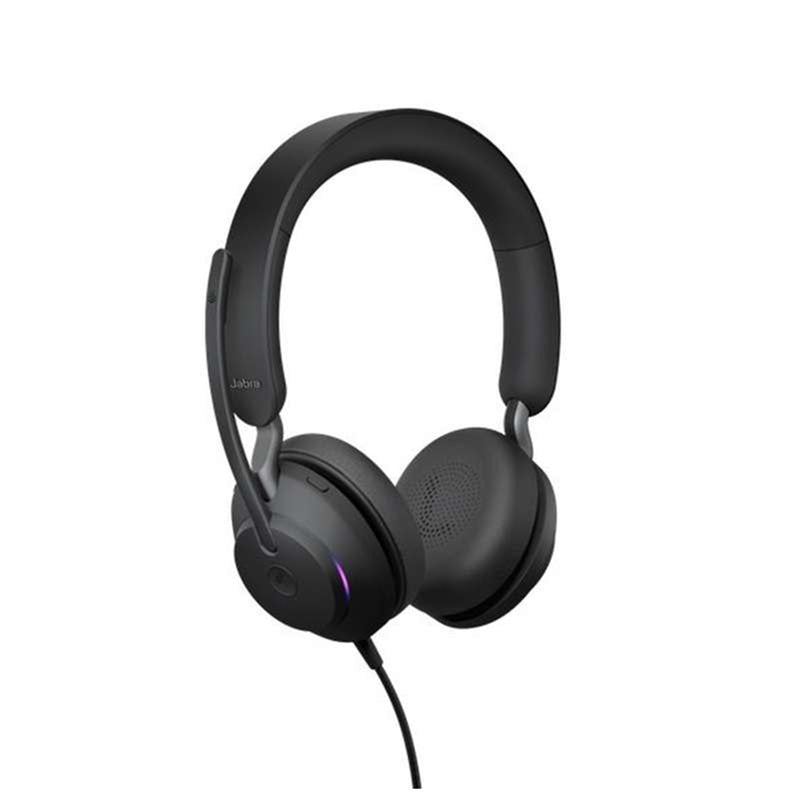 Jabra Evolve2 40 SE USB-C Wired On-Ear Headset - Teams Certified