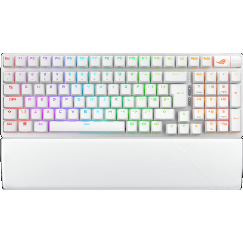 ASUS ROG STRIX SCOPE II 96% Wireless Gaming Keyboard - Moonlight White -