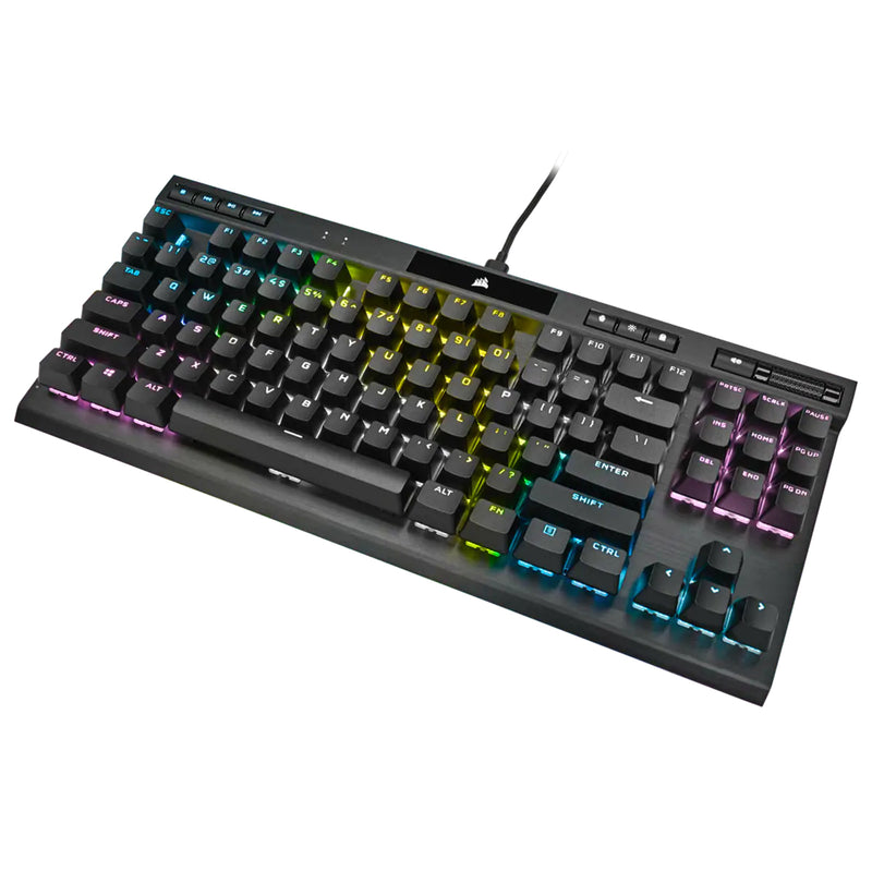 Corsair K70 RGB TKL Champion Series Optical-Mechanical Gaming Keyboard - Black