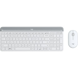 Logitech MK470 Slim Wireless Keyboard & Mouse Combo - White