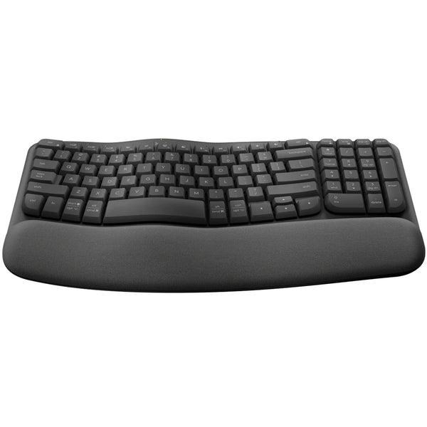 Logitech Wave Keys Wireless Ergonomic Keyboard - Graphite