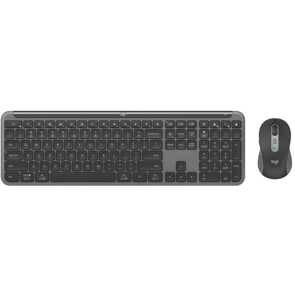 Logitech MK950 Signature Slim Wireless Desktop Keyboard & Mouse Combo - Graphite