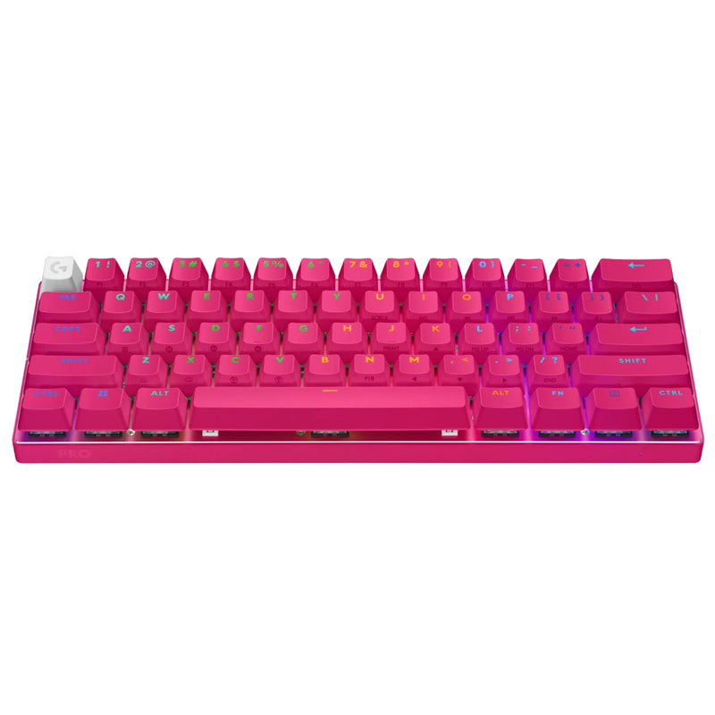 Logitech G Pro X 60 LIGHTSPEED Gaming Keyboard - Magenta