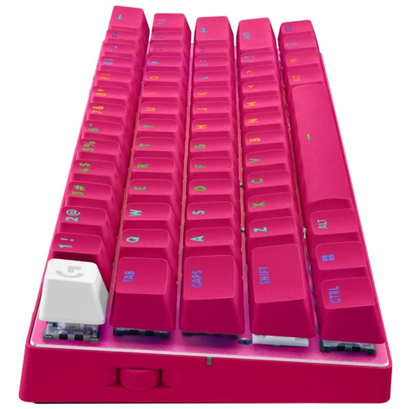 Logitech G Pro X 60 LIGHTSPEED Gaming Keyboard - Magenta