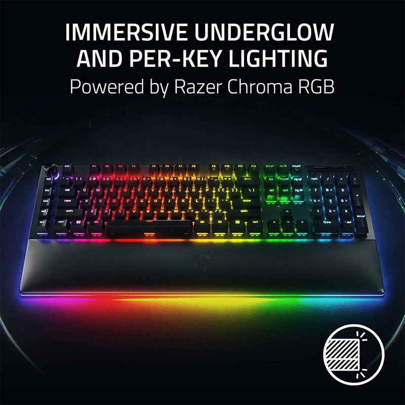 Razer BlackWidow v4 Pro RGB Mechanical Gaming Keyboard - Razer Green Switch