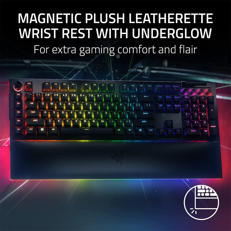 Razer BlackWidow v4 Pro RGB Mechanical Gaming Keyboard - Razer Green Switch