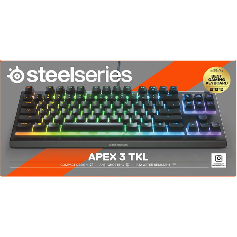 Steelseries Apex 3 TKL RGB Gaming Keyboard