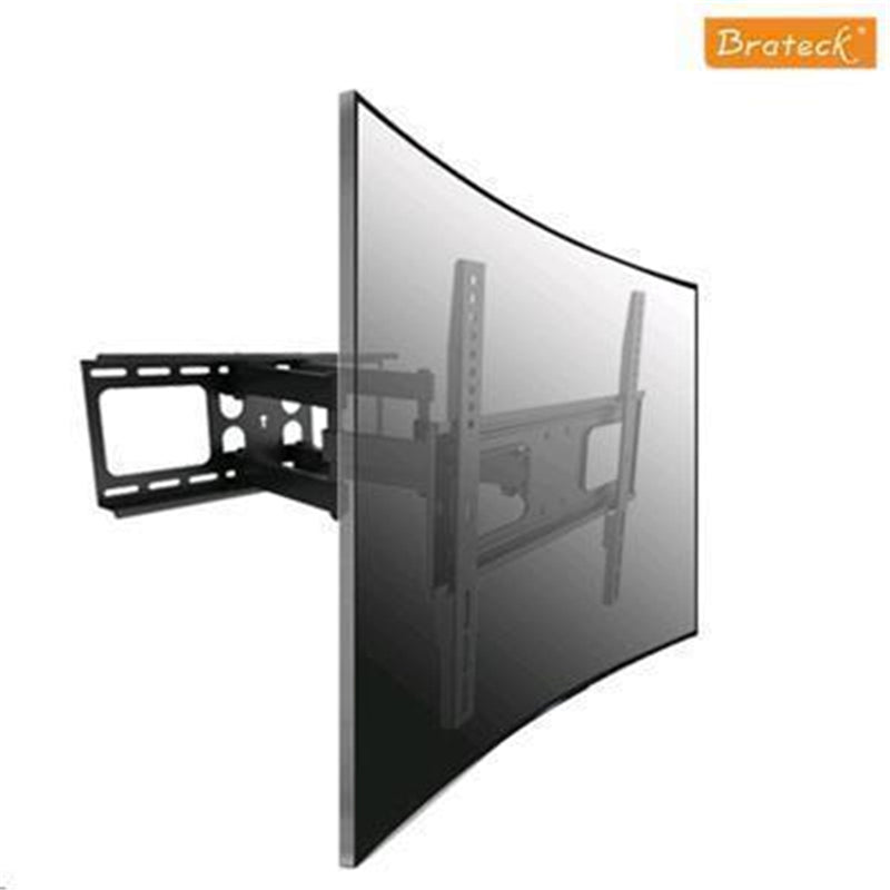 Brateck Lumi LPA36-446 32-55" Full Motion Bracket Tilt -20 +10deg, Swivel -60 +60deg, Level Adjust-3 +3deg. TV to wall 64-510mm.Max VESA 400x400.50kg Max load. Solid Wall or Double Stud Install.