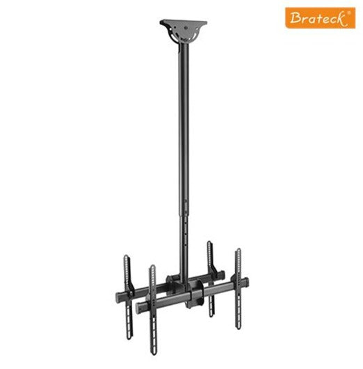 Brateck Lumi PLB-CE946-01LD Dual 37-70" Back-to-Back Flat Panel Ceiling Mounts for LCD/Plasma TV