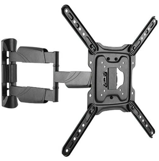 Brateck LPA50-443AL 23-55" Full Motion TV Wall Mount - Tilt +5 -15 , Swivel +90 -90 - Built-in level adjustment - Integrated cable management - Profile 49-615mm - Max VESA 400x400mm