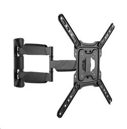 Brateck Lumi LPA50-443 23-55" Full Motion TV Wall Mount. Tilt +5 -15 , Swivel +90 -90 . Built-in level adjustment. Integrated cable management. Profile 49-305mm. Max VESA 400x400mm.