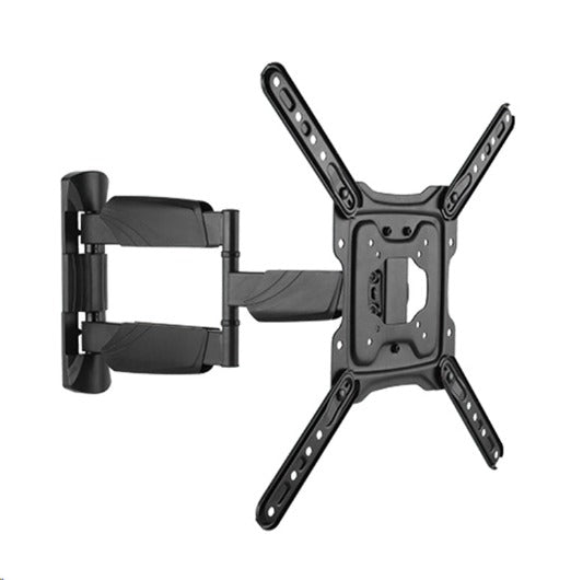 Brateck Lumi LPA50-443 23-55" Full Motion TV Wall Mount. Tilt +5 -15 , Swivel +90 -90 . Built-in level adjustment. Integrated cable management. Profile 49-305mm. Max VESA 400x400mm.