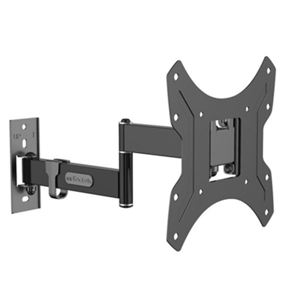 Loctek Pro Mount, 14"-43" Full Motion TV Wall Mount - Max Load 25kg - Max VESA 200x200mm - Tilt -2+12deg - Swivel -90 +90deg. - TV To Wall 38-402mm - 5 Years Warranty